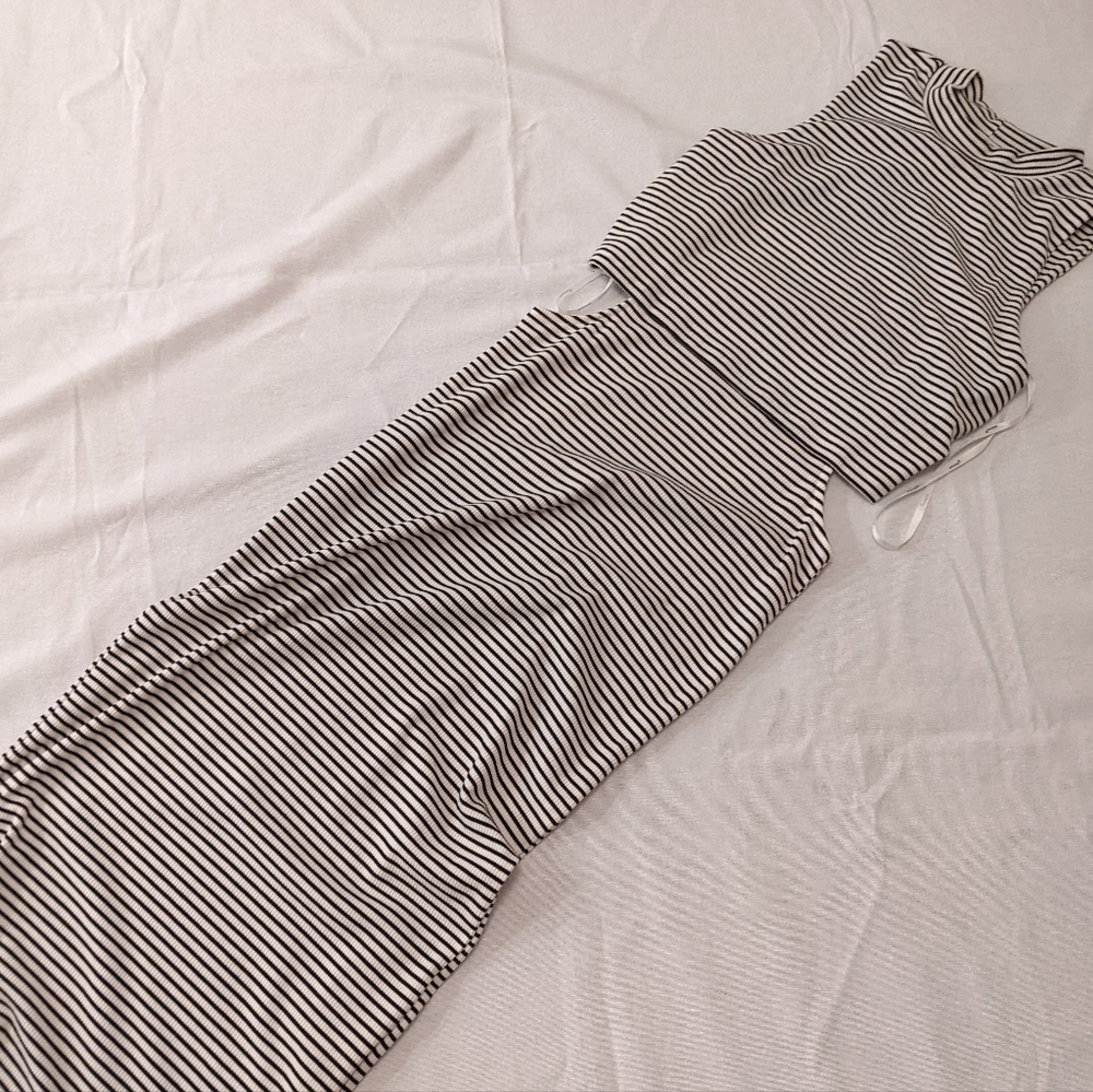 Mink Pink Bodycon Dress with Side Cutouts